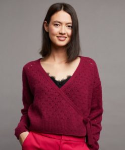 Strickset Wickeljacke Evelyn aus Como Cashmere von Lamana