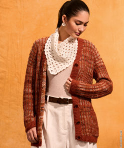 Strickset Jacke Im Rippenmuster Aus Cotonella Und Cotonella Multi Von Lana Grossa 3 Fs2026 Gomitolo 17 Lana Grossa 9700213 M10 Mf2