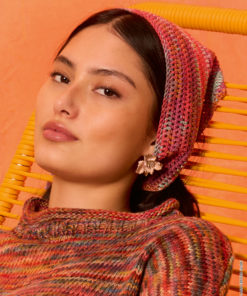 Strickset Kopftuch aus Gomitolo Alga von Lana Grossa