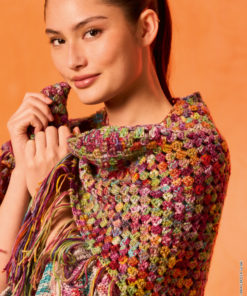 Strickset Häkel-Dreieckstuch Aus Cotonella Multi Von Lana Grossa 3 Fs2026 Gomitolo 17 Lana Grossa 9700213 M17 Mf2