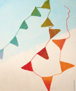 Strickset 1-knäuel-wimpelkette aus Cotonella von Lana Grossa