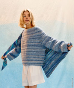 Strickset Häkel-pullover Top Down aus Gomitolo Mambo von Lana Grossa