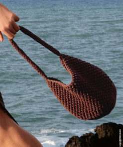 Strickset Henkeltasche Im Noppenmuster aus Tessera von Lana Grossa