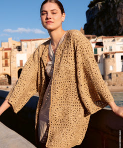 Strickset Cardigan In Quadratischen Motiven aus Diversa von Lana Grossa
