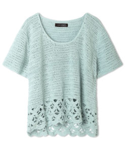 Strickset Shirt In Stäbchen Mit Bogenlochmuster Am Saum Aus Gioia Von Lana Grossa 4 Fs2026 Haekeln 09 Lana Grossa 9231322 M21 Mf2