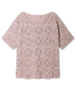 Strickset Shirt In Quadratischen Motiven Aus Solo Lino Von Lana Grossa 3 Fs2026 Haekeln 09 Lana Grossa 9231322 M27 Mf2