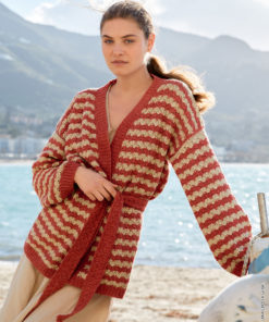 Strickset Jacke Im Muschelmuster aus Diversa von Lana Grossa