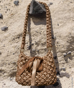 Strickset Makrameetasche aus The Loop von Lana Grossa