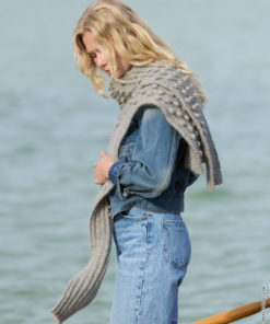 Kragenschal - Cool Merino & Silkhair