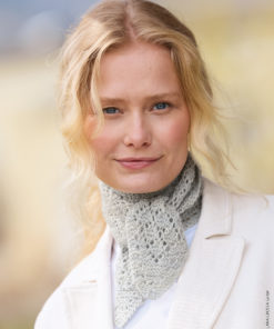 Schal Im Diamanten-lochmuster - Cool Wool Lace