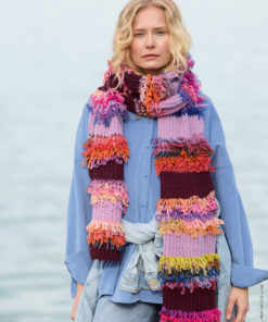 Schal Im Schlingenmuster - Farfalla & Cool Merino