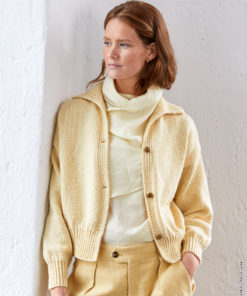 Strickset Cardigan Gerda I aus Cool Wool Superbig von Lana Grossa