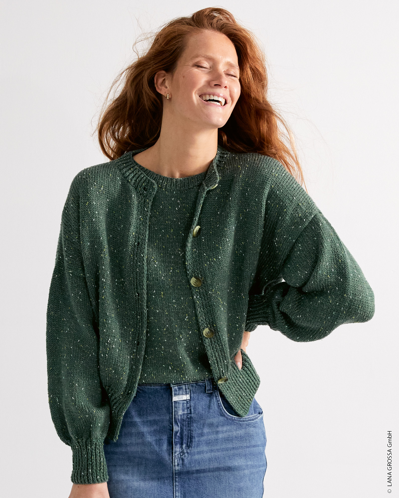 Strickset Cardigan Gerda Iv Aus Cool Wool Big Dots Von Lana Grossa 1 Strickset Cardigan Gerda Iv Aus Cool Wool Big Dots Von Lana Grossa