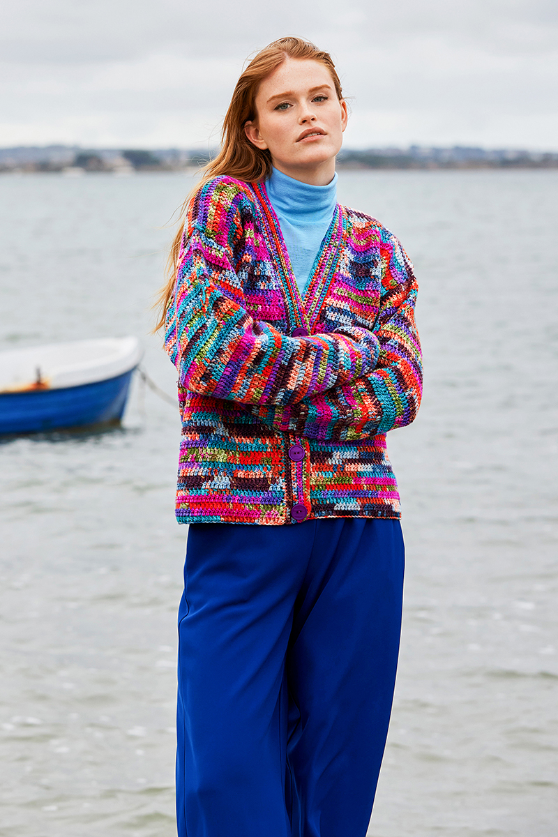 Strickset Jacke Aus Move 8-Fach/8-Ply Von Lang Yarns 1 Strickset Jacke Aus Move 8-Fach/8-Ply Von Lang Yarns