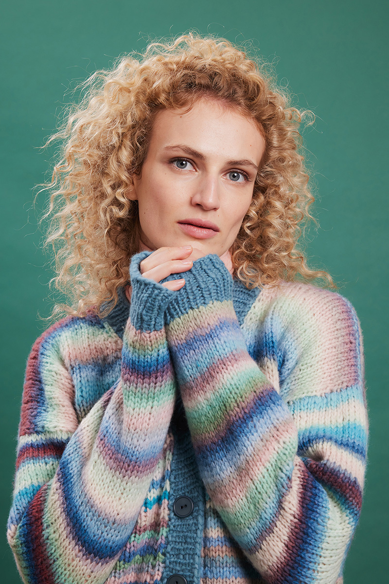 Strickset Jacke Top Down Aus Promise Und Cloud Von Lang Yarns 3 Strickset Jacke Top Down Aus Promise Und Cloud Von Lang Yarns – Bild 3