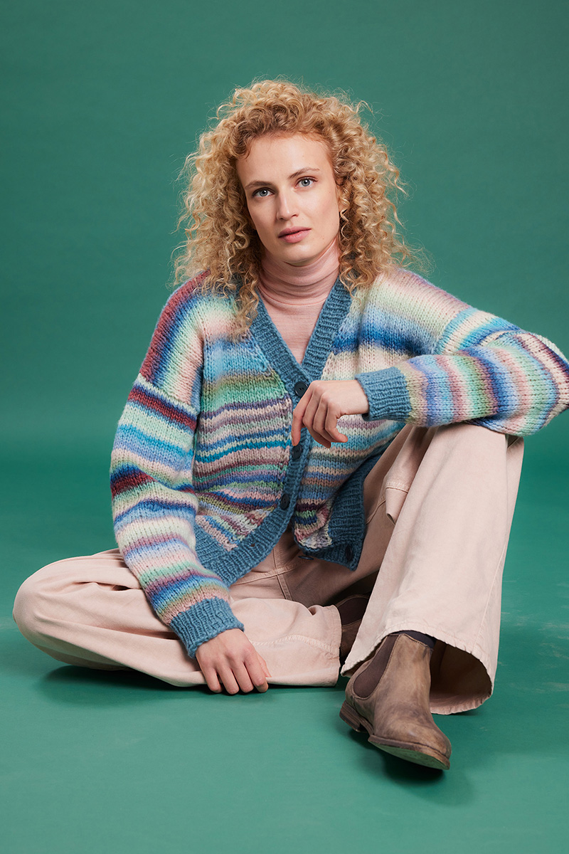 Strickset Jacke Top Down Aus Promise Und Cloud Von Lang Yarns 4 Strickset Jacke Top Down Aus Promise Und Cloud Von Lang Yarns – Bild 4