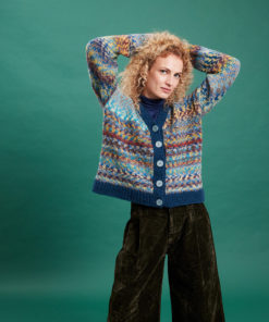 Strickset Jacke Top Down aus Promise und Cloud von Lang Yarns