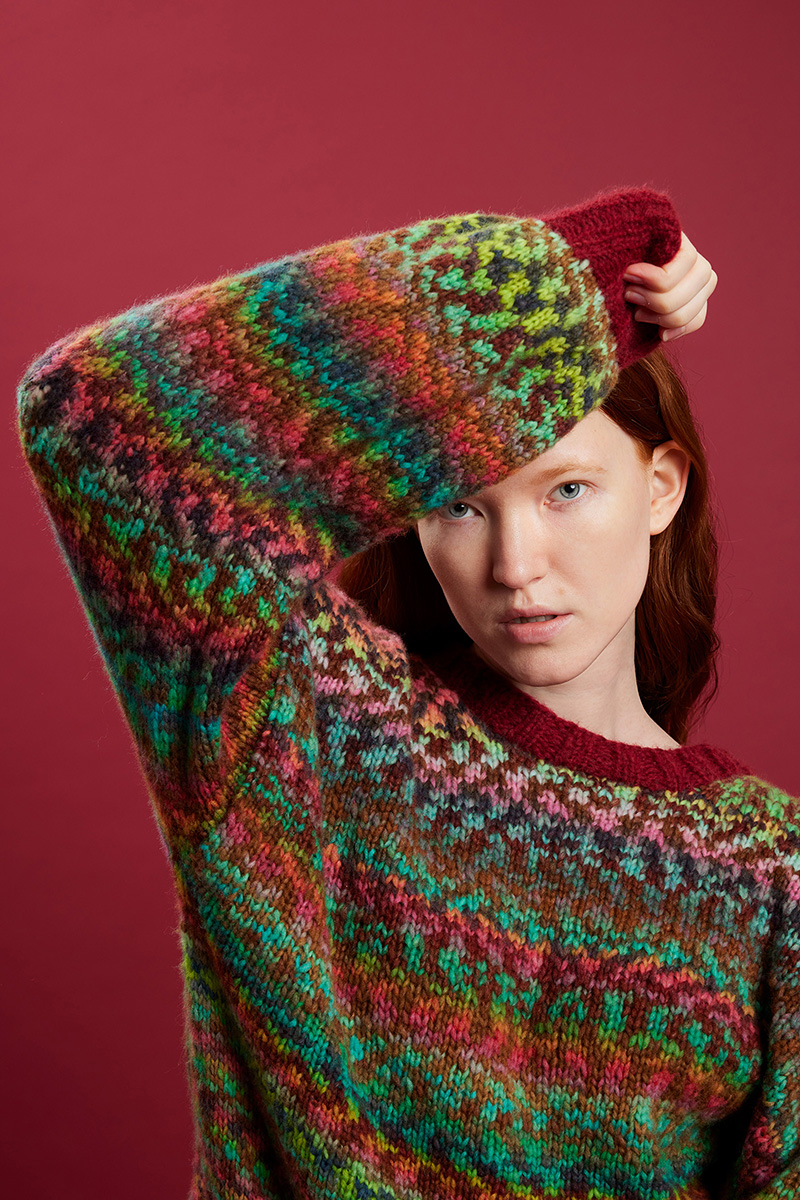 Strickset Pullover Top Down Aus Promise Und Cloud Von Lang Yarns 4 Strickset Pullover Top Down Aus Promise Und Cloud Von Lang Yarns – Bild 4