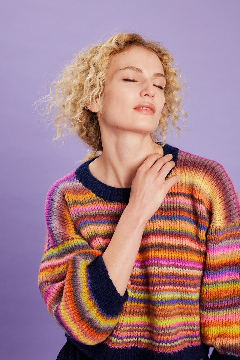 Strickset Pullover Top Down Aus Promise Von Lang Yarns 2 Strickset Pullover Top Down Aus Promise Von Lang Yarns – Bild 2