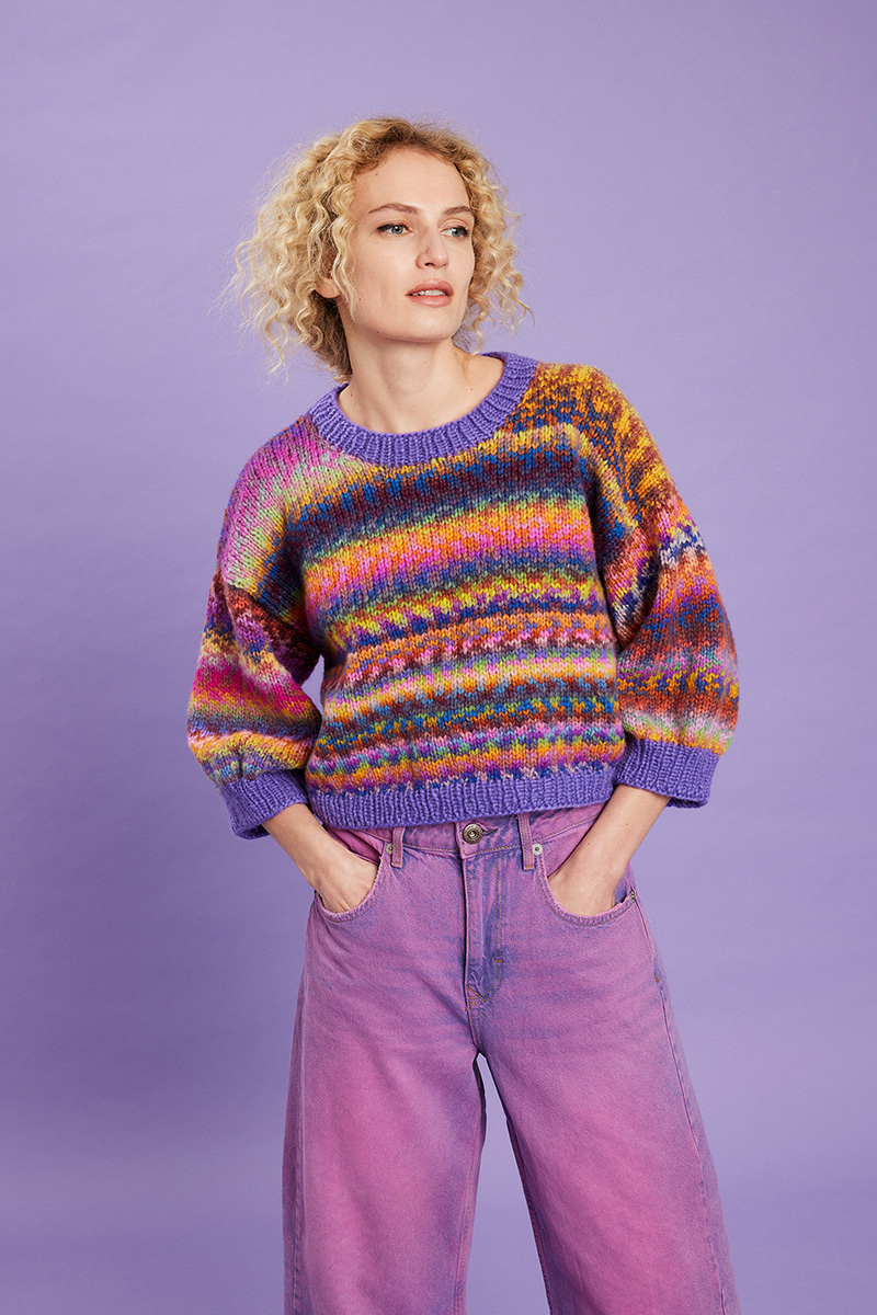 Strickset Pullover Top Down Aus Promise Von Lang Yarns 3 Strickset Pullover Top Down Aus Promise Von Lang Yarns – Bild 3