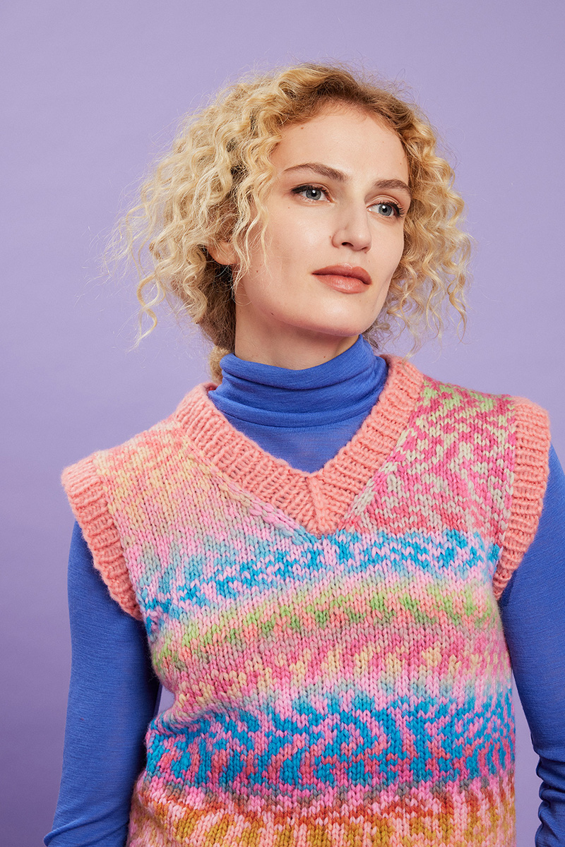Strickset Pullunder Aus Promise Und Cloud Von Lang Yarns 2 Strickset Pullunder Aus Promise Und Cloud Von Lang Yarns – Bild 2