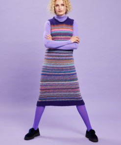 Strickset Kleid Top Down aus Promise und Cloud von Lang Yarns