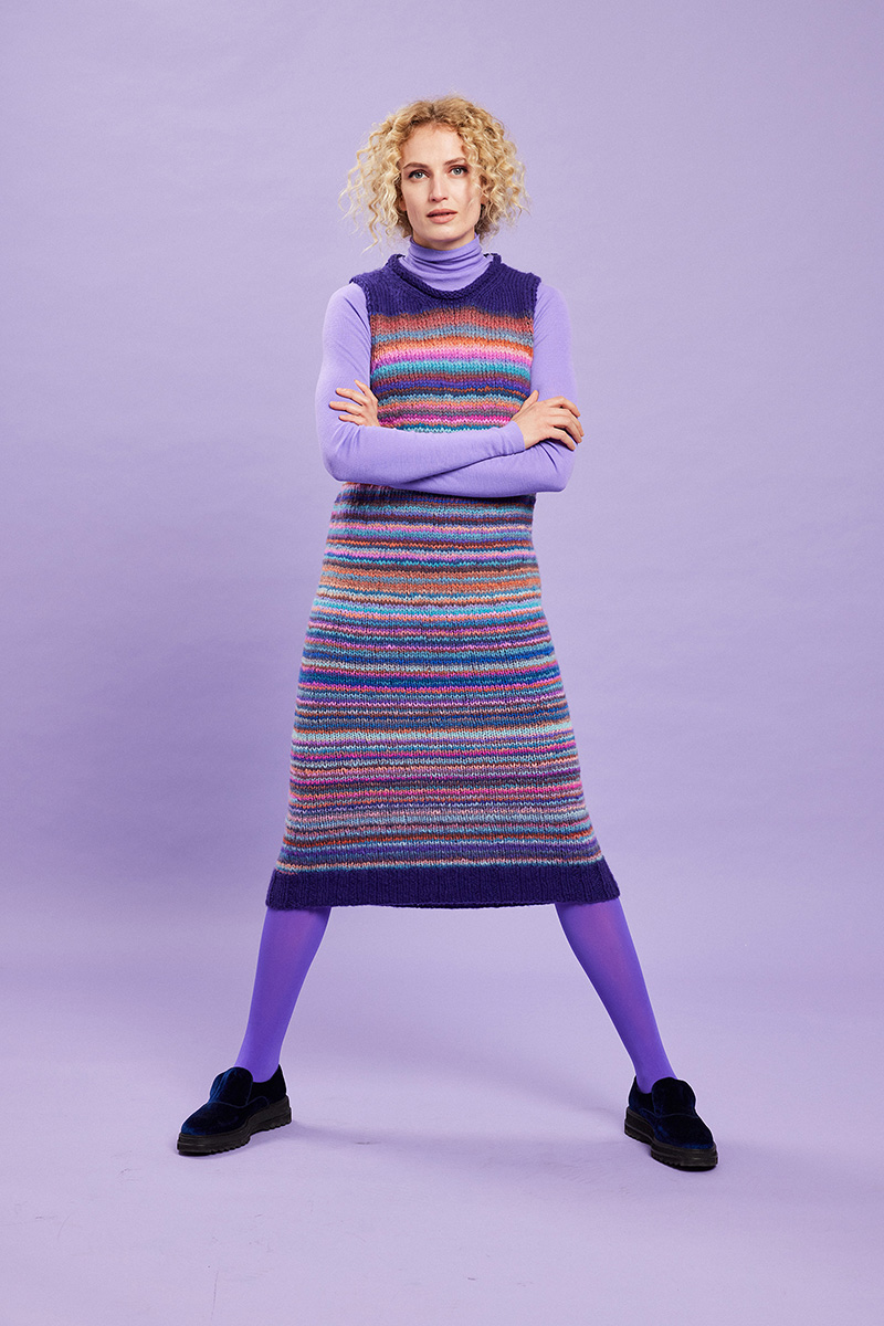 Strickset Kleid Top Down Aus Promise Und Cloud Von Lang Yarns 1 Strickset Kleid Top Down Aus Promise Und Cloud Von Lang Yarns