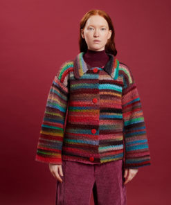 Strickset Jacke gehäkelt aus Cloud von Lang Yarns