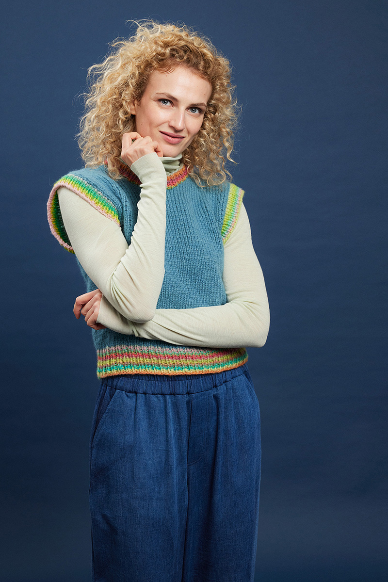 Strickset Pullunder Top Down Aus Promise Und Cloud Von Lang Yarns 3 Strickset Pullunder Top Down Aus Promise Und Cloud Von Lang Yarns – Bild 3