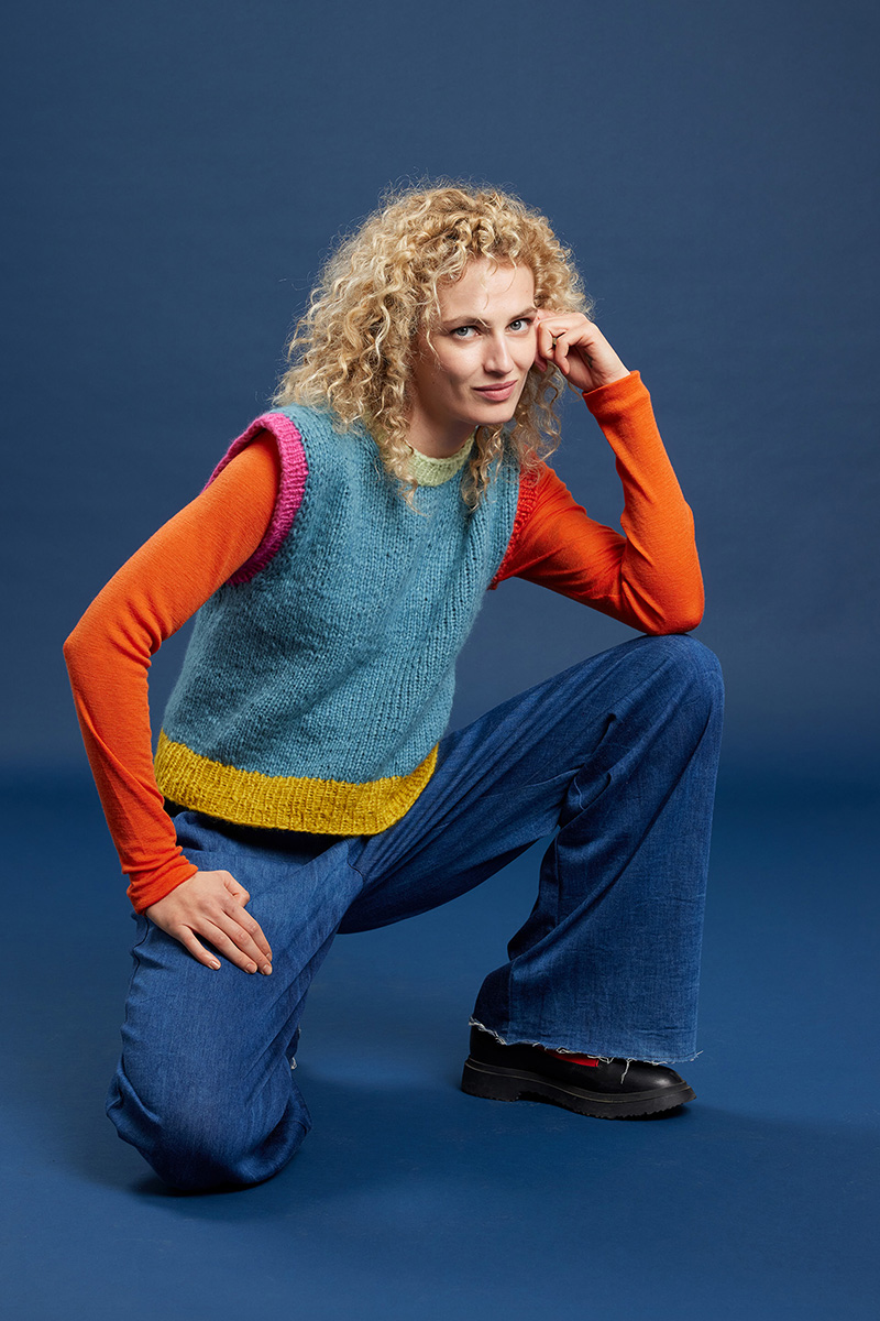 Strickset Pullunder Top Down Aus Promise Und Cloud Von Lang Yarns 1 Strickset Pullunder Top Down Aus Promise Und Cloud Von Lang Yarns