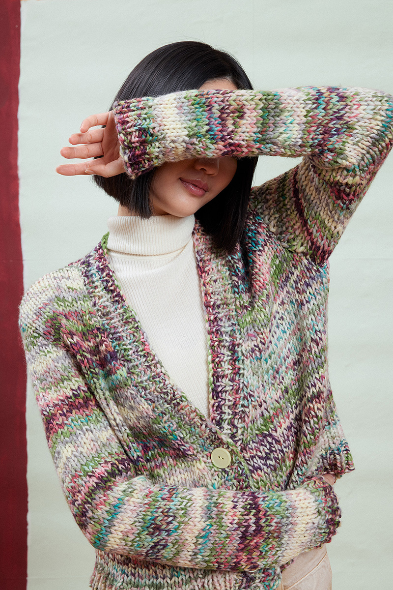 Strickset Jacke Aus Twister Von Lang Yarns 2 Strickset Jacke Aus Twister Von Lang Yarns – Bild 2