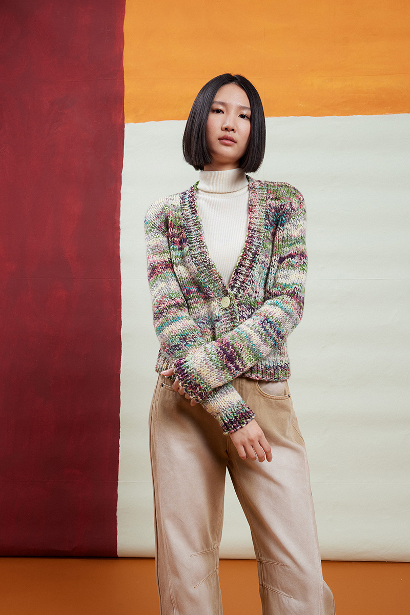 Strickset Jacke Aus Twister Von Lang Yarns 1 Strickset Jacke Aus Twister Von Lang Yarns