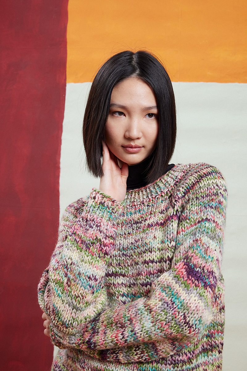 Strickset Pullover Top Down Aus Twister Von Lang Yarns 2 Strickset Pullover Top Down Aus Twister Von Lang Yarns – Bild 2