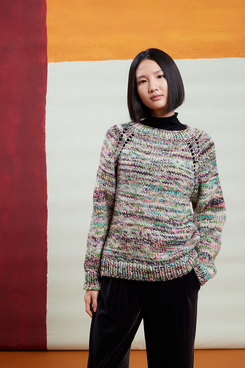 Strickset Pullover Top Down Aus Twister Von Lang Yarns 1 Strickset Pullover Top Down Aus Twister Von Lang Yarns