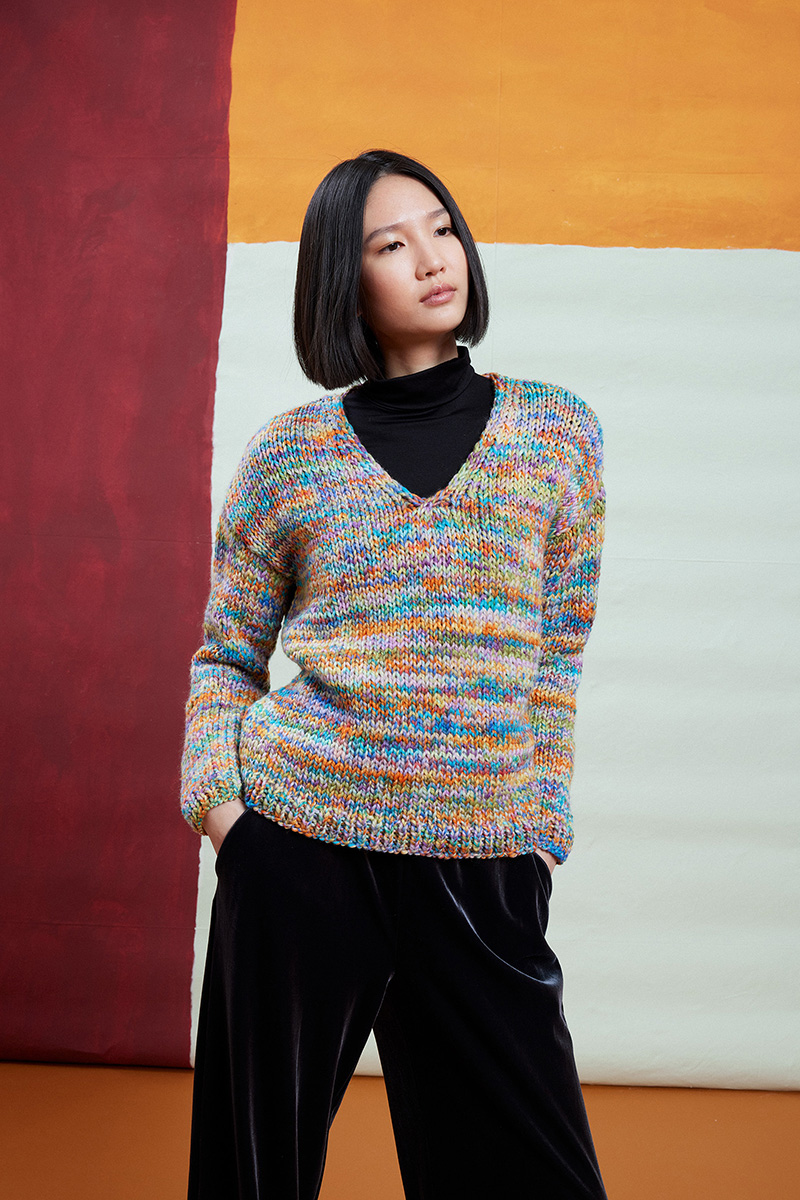 Strickset Pullover Aus Twister Von Lang Yarns 1 Strickset Pullover Aus Twister Von Lang Yarns