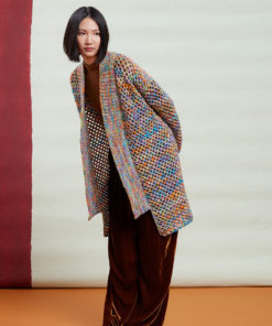 Strickset Jacke gehäkelt aus Twister von Lang Yarns