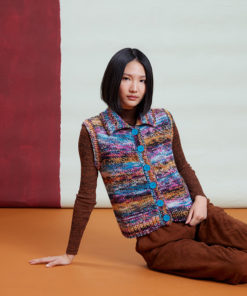 Strickset Weste aus Twister von Lang Yarns