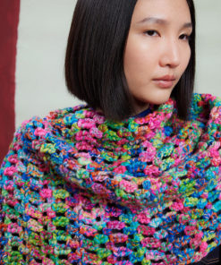 Strickset Schal Gehäkelt Aus Twister Von Lang Yarns 4 Strickset Schal Gehäkelt Aus Twister Von Lang Yarns – Bild 2