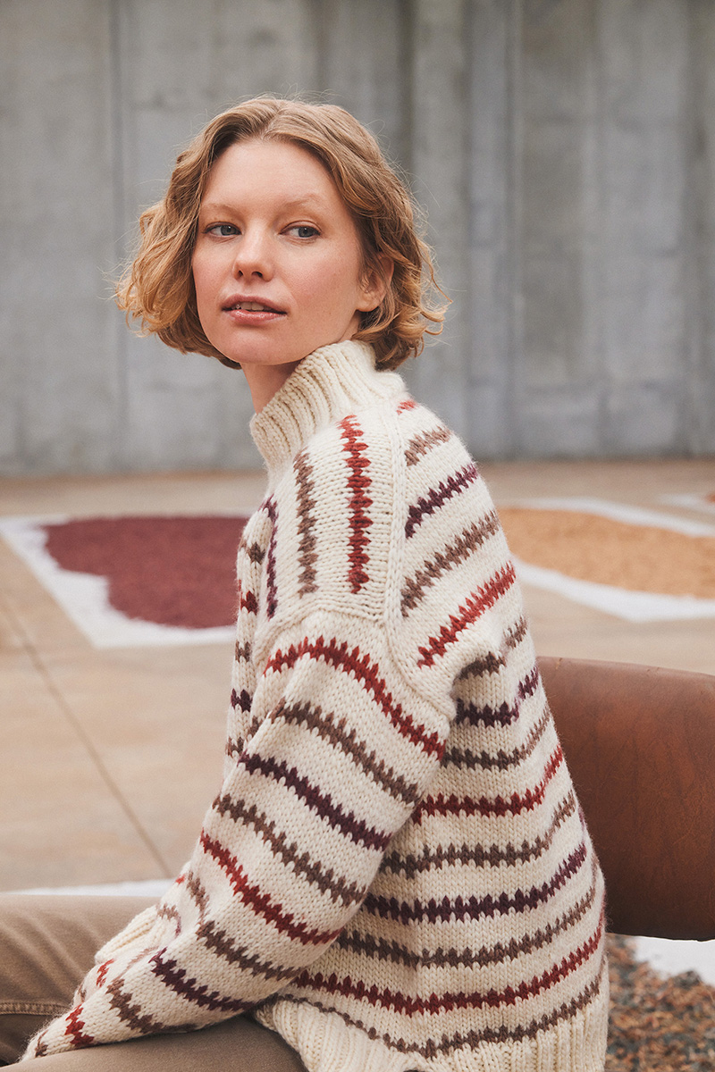 Strickset Pullover Aus Naturalis Von Lang Yarns 2 Strickset Pullover Aus Naturalis Von Lang Yarns – Bild 2