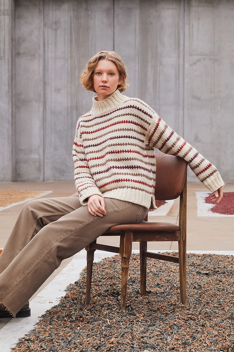 Strickset Pullover Aus Naturalis Von Lang Yarns 1 Strickset Pullover Aus Naturalis Von Lang Yarns