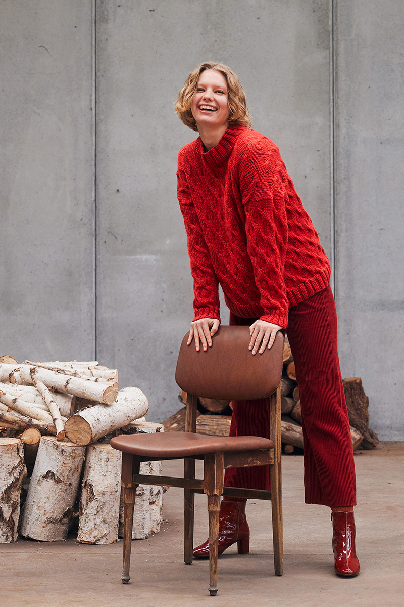 Strickset Pullover Mit Zopf Aus Naturalis Von Lang Yarns 1 Strickset Pullover Mit Zopf Aus Naturalis Von Lang Yarns