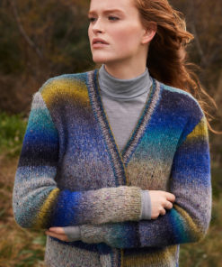 Strickset Jacke aus Galaxy von Lang Yarns