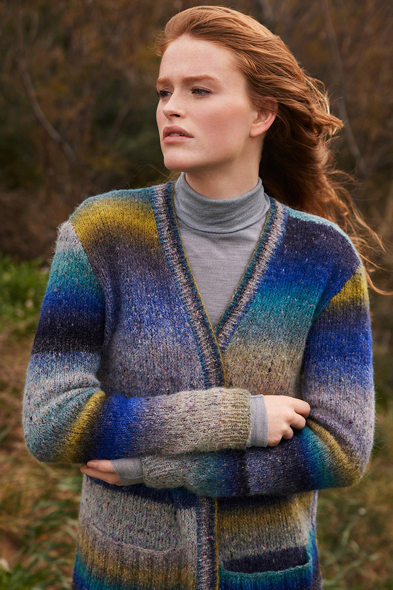 Strickset Jacke Aus Galaxy Von Lang Yarns 1 Strickset Jacke Aus Galaxy Von Lang Yarns