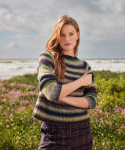 Strickset Pullover Top Down aus Galaxy von Lang Yarns