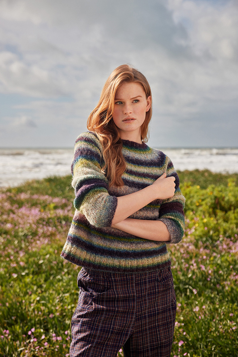 Strickset Pullover Top Down Aus Galaxy Von Lang Yarns 1 Strickset Pullover Top Down Aus Galaxy Von Lang Yarns