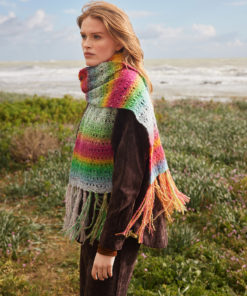 Strickset Schal aus Galaxy von Lang Yarns