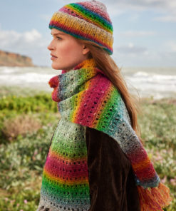 Strickset Mütze aus Galaxy von Lang Yarns