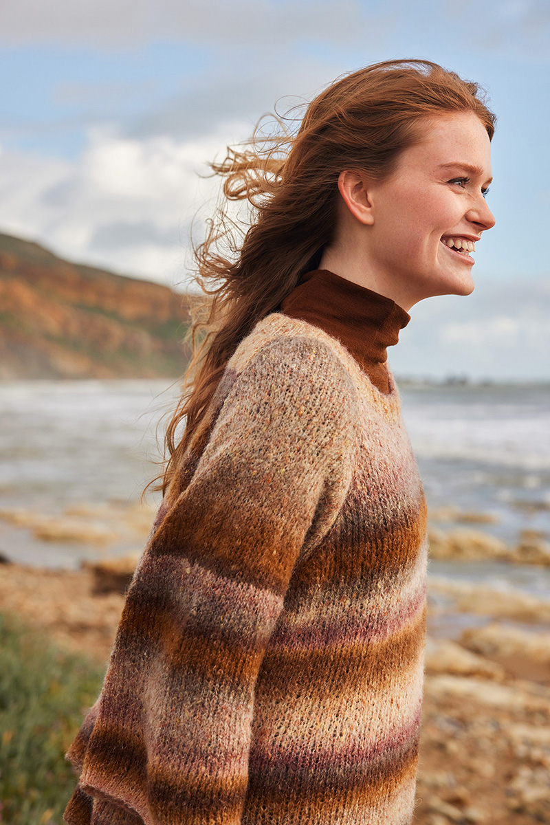 Strickset Pullover Aus Galaxy Von Lang Yarns 2 Strickset Pullover Aus Galaxy Von Lang Yarns – Bild 2