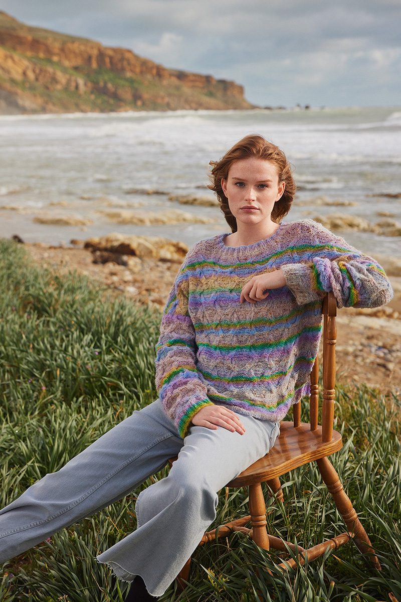 Strickset Pullover Aus Galaxy Von Lang Yarns 2 Strickset Pullover Aus Galaxy Von Lang Yarns – Bild 2