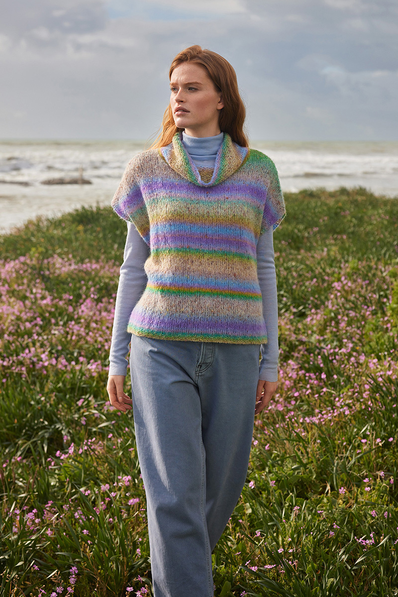Strickset Pullover Aus Galaxy Von Lang Yarns 2 Strickset Pullover Aus Galaxy Von Lang Yarns – Bild 2